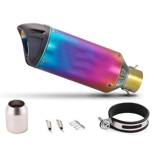 Silencieux d'échappement 51mm de rechange avec interface modifiée pour moto ZX6R CBR1000