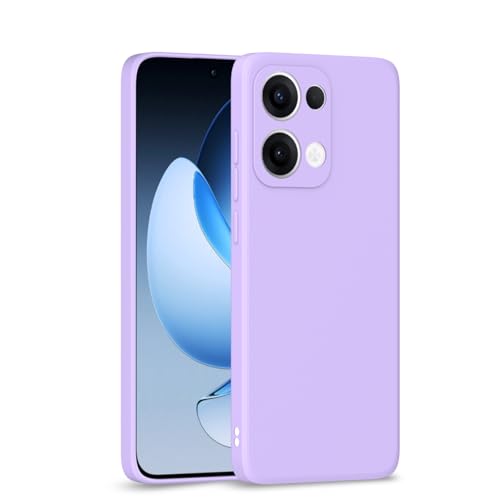 Image of Outlouders Back Cover for Oppo Reno 13 5G | Camera Protection | Durable Soft Matte Silicone Bumper Case (Purple)