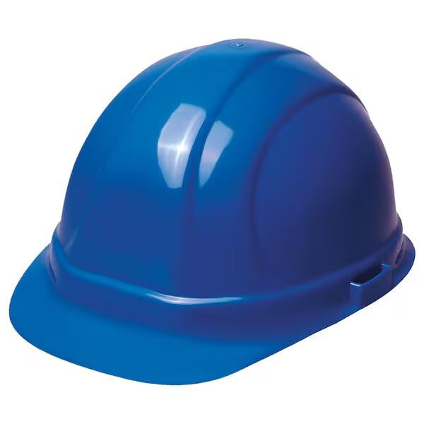 Hard Hat, Polyethylene, 6 Point Pinlock, Type 1, Class E, Blue, Mfr: 19136-A
