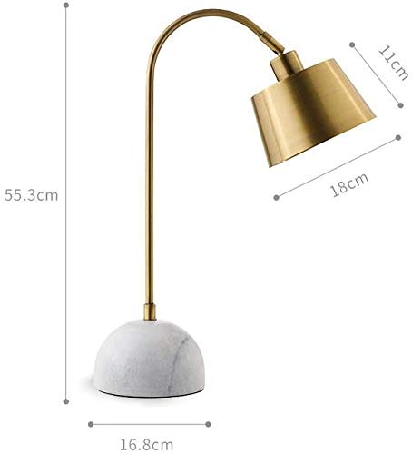 Lampe de lecture de chambre en marbre et douille E27 bureau