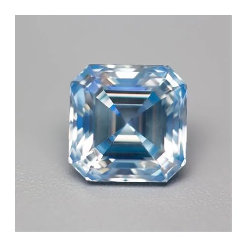 Moissanite taille Asscher couleur lavande 2ct pour haute joaillerie