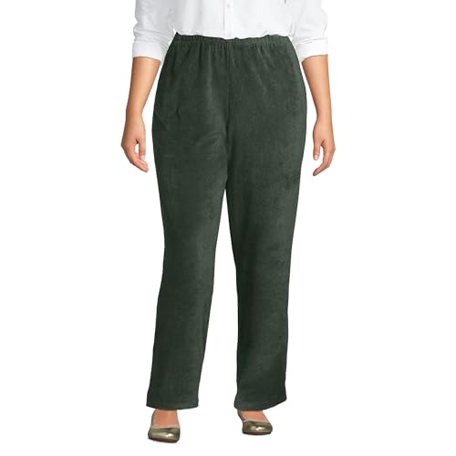 Lands' End Women s Sport Corduroy Pants Evening Forest Plus 3X