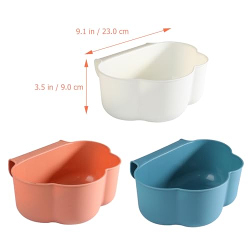 Set de 3 canecas colgantes para cocina, plástico, colores surtidos miniatura 2