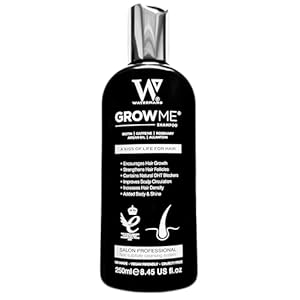 Watermans shampoo haargroei, luxe Preventie haaruitval Haarbehandeling, versnellen haargroei. Vegan & Vrij van parabenen, sulfaten