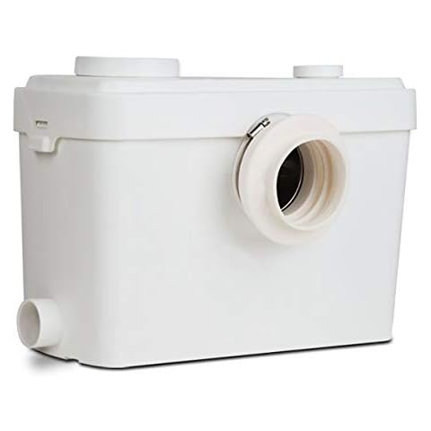 Macerator Pump Sanitary P600 for Toilet Shower Bath Sink Washing Machine Waste 3 in 1 Carbon Filter IP55 Rated 600 Watt Cover