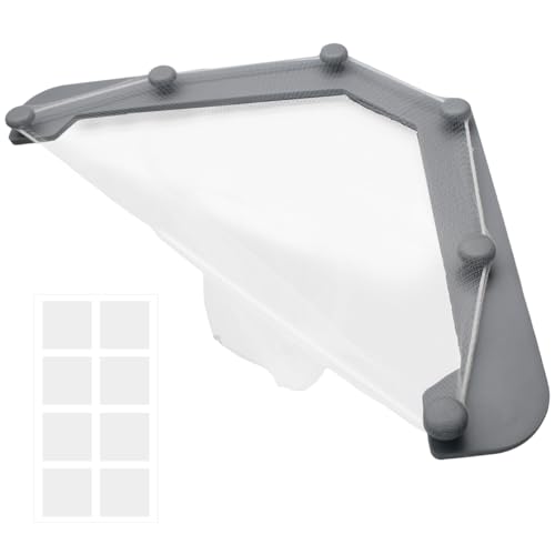 Escurridor triangular para fregadero con 100 bolsas de malla desechables miniatura 5