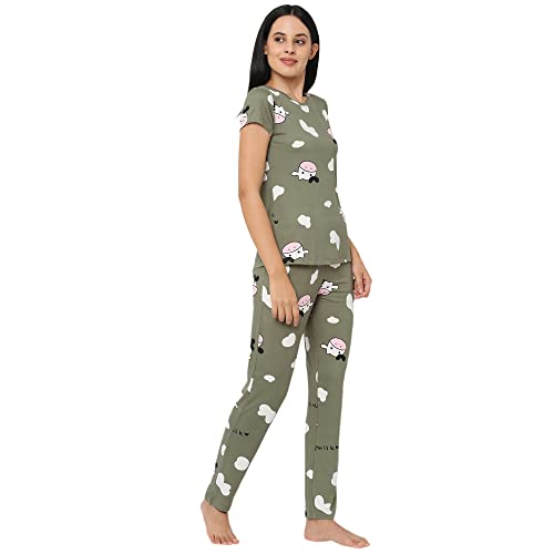 Image of Sweet Dreams Women's Brush Hearts Pajama Set Pack of 1