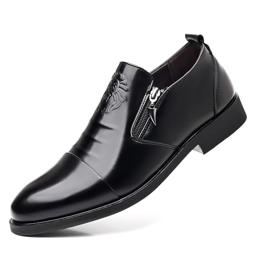 Men's Pointed Toe Dress Loafers Formal Shoes