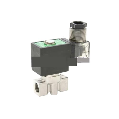 Électrovanne 2 voies 12V DC en acier inoxydable 2mm 15bar - 4