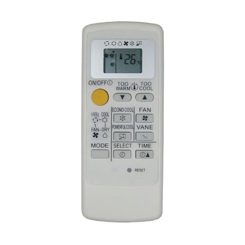 RESORB Original AC Remote Compatible with Mitsubishi Air Conditioner | Timer Mode Fan Swing Functions | White (RE 122)