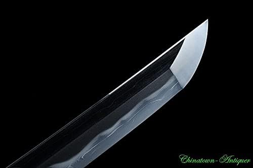 Miniatura 3 de Espada japonesa Honsanmai Kobuse Jihada forjado SandwichHoja de acero Hamon