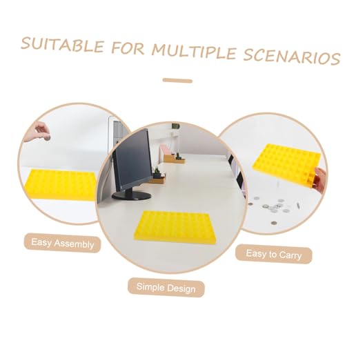 Caja organizadora robusta para monedas de plástico miniatura 7