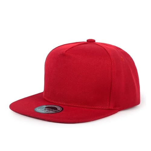 Gorra de camionero de 5 paneles con acabado estructural rígido y visera plana de alta densidad