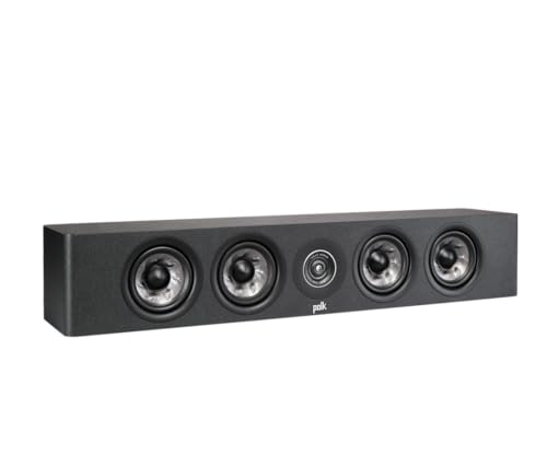 Polk Reserve R350 Altavoz de Canal Central de Diseño Delgado Negro