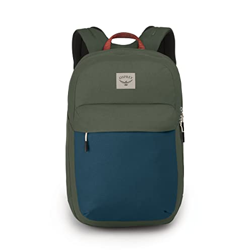 Image of Osprey Arcane Extra Large Day Everyday Backpack, Haybale Green /Stargazer Blue