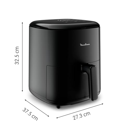 Moulinex Easy Fry Max 5L – Luftfritteuse für schnelles Kochen, Energieeinsparung bis zu 70%, intuitives Bedienfeld… – Ansicht 3