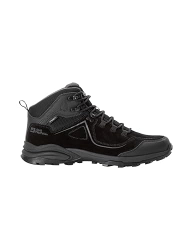 Jack Wolfskin Herren Sunset Hike Texapore MID M Wanderschuh, Black, 42 EU Jack Wolfskin Herren Sunset Hike Texapore MID M Wanderschuh, Black, 42 EU