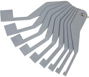 212 Main 9 Piece Truck Brake Lining Gauge Set