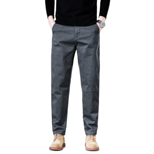 Pantalon décontracté ample à jambe droite retro pour homme et femme