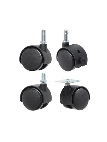 4 Pcs/Lot 2 Inch Nylon Wheel Universal Brake Electric Caster Circlip Plastic(Flat)