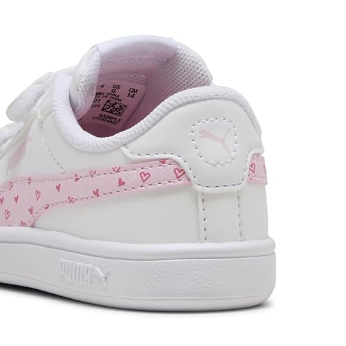 بوما Puma Smash 3.0 Hearty V Inf بوما White-P Female بوما أبيض-لؤلؤي زهري 25