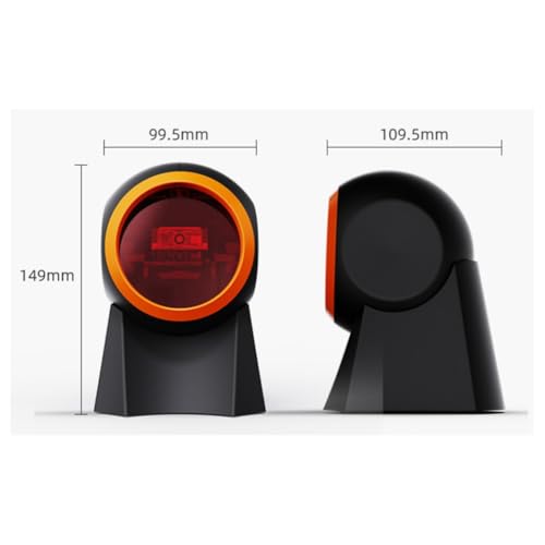 Lecteur de code à barres pour comptoir de commerce avec scanner QR omnidirectionnel USB - 6