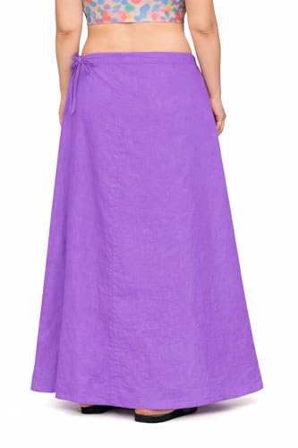 Image of CITIX Pure Cotton Petticoat for Woman Saree | Adujastable Drawstring Waist