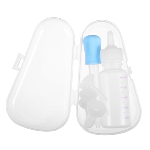 Levemolo 1 セット 授乳装置 子猫の餌やり なペット用ドッグフィーダー 製品 犬用クレート バニーフィーダー 洗える 猫犬の哺乳瓶 子猫ボトル 子犬 プラスチック Blue