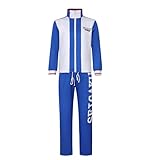 YJCOS Ryoma Echize Cosplay Costume Tennis Sweatshirt Sportswear Outfit Summer Jersey Halloween Suit Unisex Blue XXXL