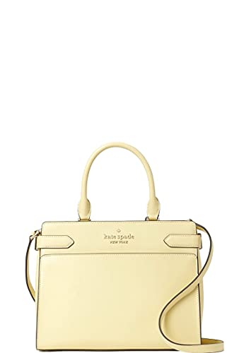 Kate Spade New York Staci Medium Saffiano Leather Satchel Purse (butter)