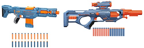 Image of Nerf Elite 2.0 Eaglepoint Rd-8 Blaster+Elite 2.0 Echo Cs-10 Blaster-(Set of 2Toy Guns), Multi