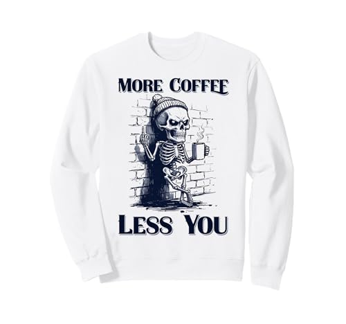 Grumpy Skeleton "More Coffee Less You" �ʔ����R�[�q�[�~�[�� �g���[�i�[