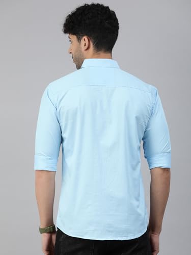 Image of Majestic Man Men Classic Slim Fit Pure Cotton Casual Shirt