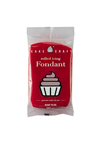 Cake Craft Fondant rodado rojo rubí 8.5 oz