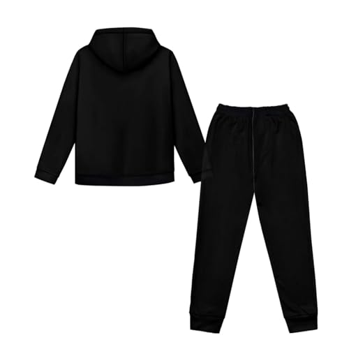 Boys Two Piece Outfits Athletic Hoodie and Jogging Sweatpants Casual Pants Set 5-12 Y4