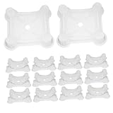 TOYANDONA 20pezzi Supporto per Piante da Frutto in Plastica Sostegno per Zucche e Meloni Regge Angurie e Cantalupi con Design Compatto per Uso Ottimale in Giardino Materiale Resistente