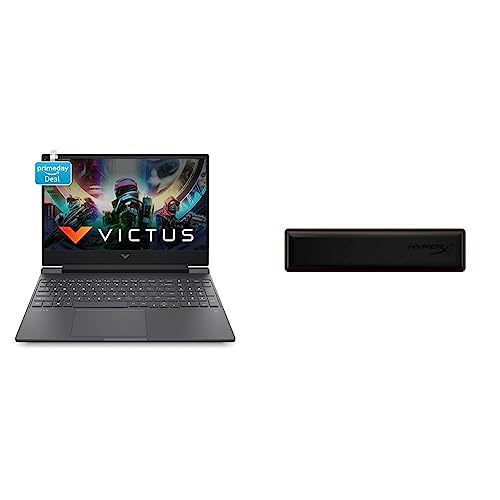 Image of HP Victus Gaming 12th Gen Intel Core i7 12650H 15.6 inch(39.6 cm) FHD Gaming Laptop & HyperX Wrist Rest Variations TKL