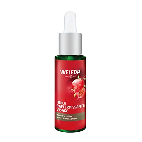 WELEDA - Huile raffermissante Visage Grenade - Booster anti-oxydant et éclat - Pour une peau douce et éclatante - 30 ml