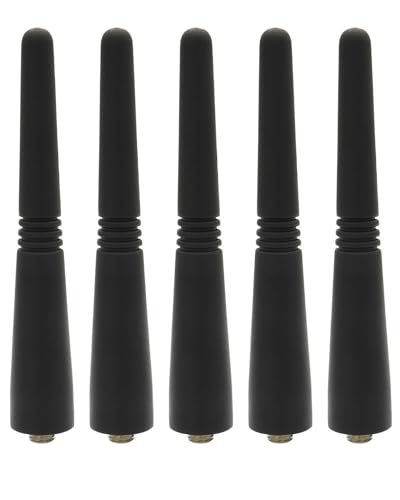 PMAE4003 PMAE4003A UHF Stubby Antenna Compatible for Motorola HT750 HT1250 HT1550 PR400 CP200 CP200D EX500 EX600 CP040 P1225 403-470MHz 3.5 Inch (5 Pack)