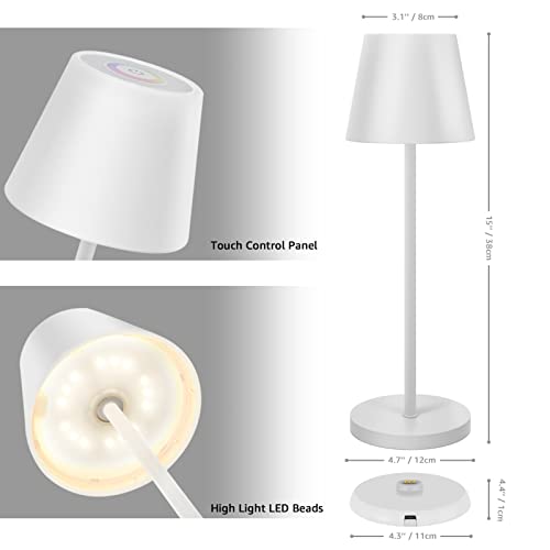 Uuffoo Lampada da tavolo ricaricabile da esterno