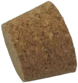 100pcs Wooden Cork Lab Glass Bottle Stopper Kettle Pudding Bottle Cork Cap Buret Tube Wooden Plug - Top DIA 7.5mm to 30mm(Size:29x20x35mm)