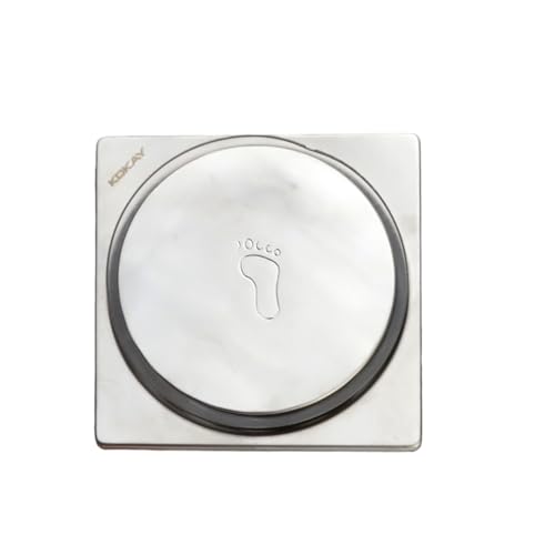 Ralo Inteligente Banheiro Click Up Quadrado Inox 15x15cm