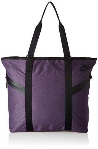 Nike Unisex-Adult AZEDA Tote Premium Dark Raisin Black Drawstring Gym Bag-MISC (BA5267-539)