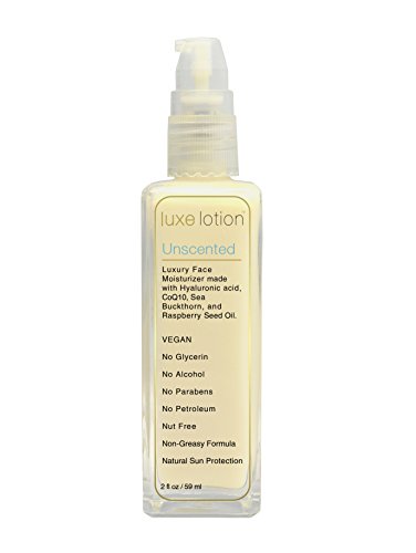 LUXE LOTION 2 oz -Luxe Beauty- Hyaluronic Acid Luxurious Moisturizer Vegan/Organic Ingredients - No Glyerin. No Alcohol. No Parabens. No Mineral Oil. No Diamethacone. Gluten, Soy, Nut & Paraben Free