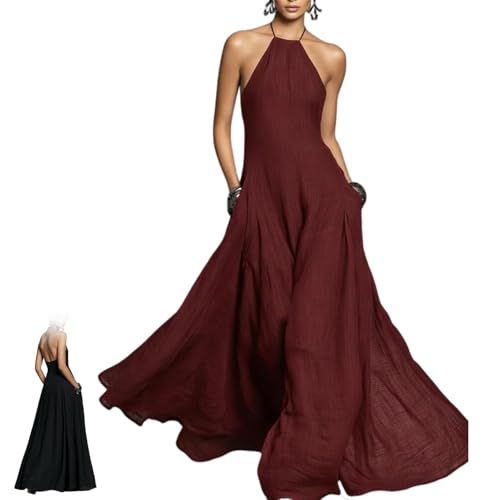 Robe longue d'été en lin pour rester fraîche et élégante sans effort