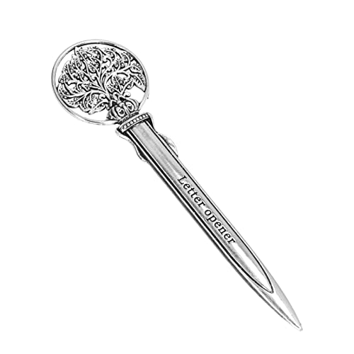 KooingTech Brieföffner Edel Letter Opener Retro-Umschlagöffnermesser Mit Gravur BrieföFfner Zum öFfnen Von BriefumschläGen BüRomaterial