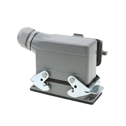 Conector rectangular de 16 núcleos HDC-HE-16-5 impermeable 16A verde militar para aeronáutica 1