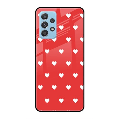 Image of SmashItUp Heart | Simple Design | Red Designer Printed TPU Metal Case Mobile Back Cover for Samsung A53 5G
