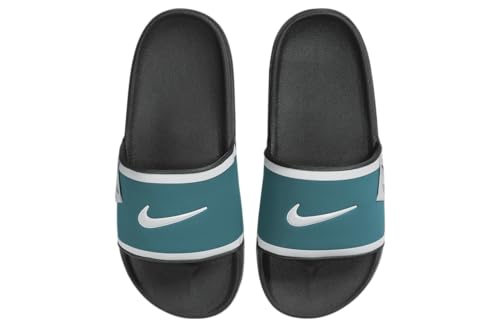 Nike Men's Offcourt Slide (Philadelphia Eagles) Size 9 Sport Teal/Dark Smoke Grey2