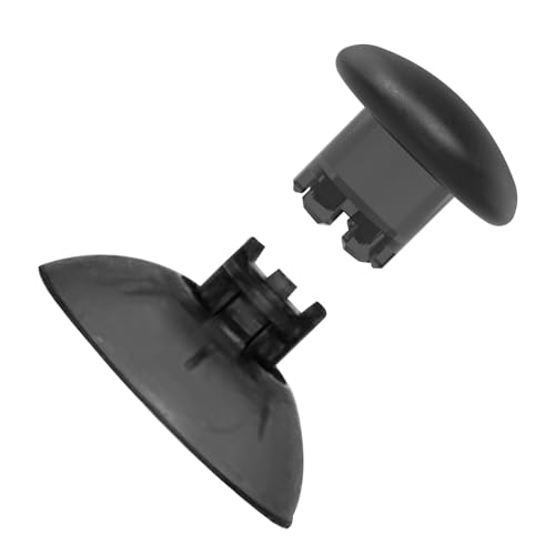 Image of Interchangeable Thumbsticks for PS4 /PS5 /PS5 Edge Controllers - Swap Thumb Sticks Joysticks Replacement for Xbox One /Xbox One X Series Controllers (Black)